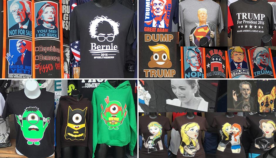 Donald Trump T-Shirt Have Taken Over the Wildwood Boardwalk