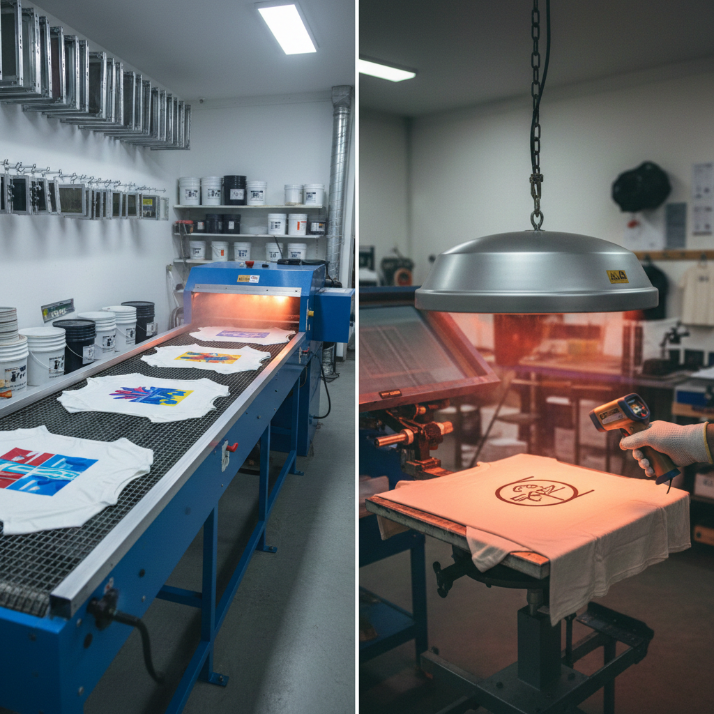 Should You Cure with a Conveyor or Flash Dryer