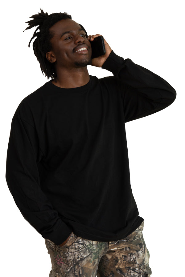 1304 Black Long Sleeeve T Shirt5