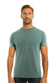 Mint Black Heather 3050 SpectraUSA bi blend heathered T-Shirt by spectrausa
