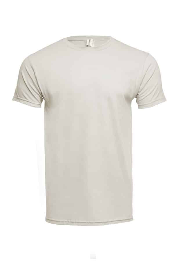 Natural cotton t-shirt style 3100 by spectrausa ring spun