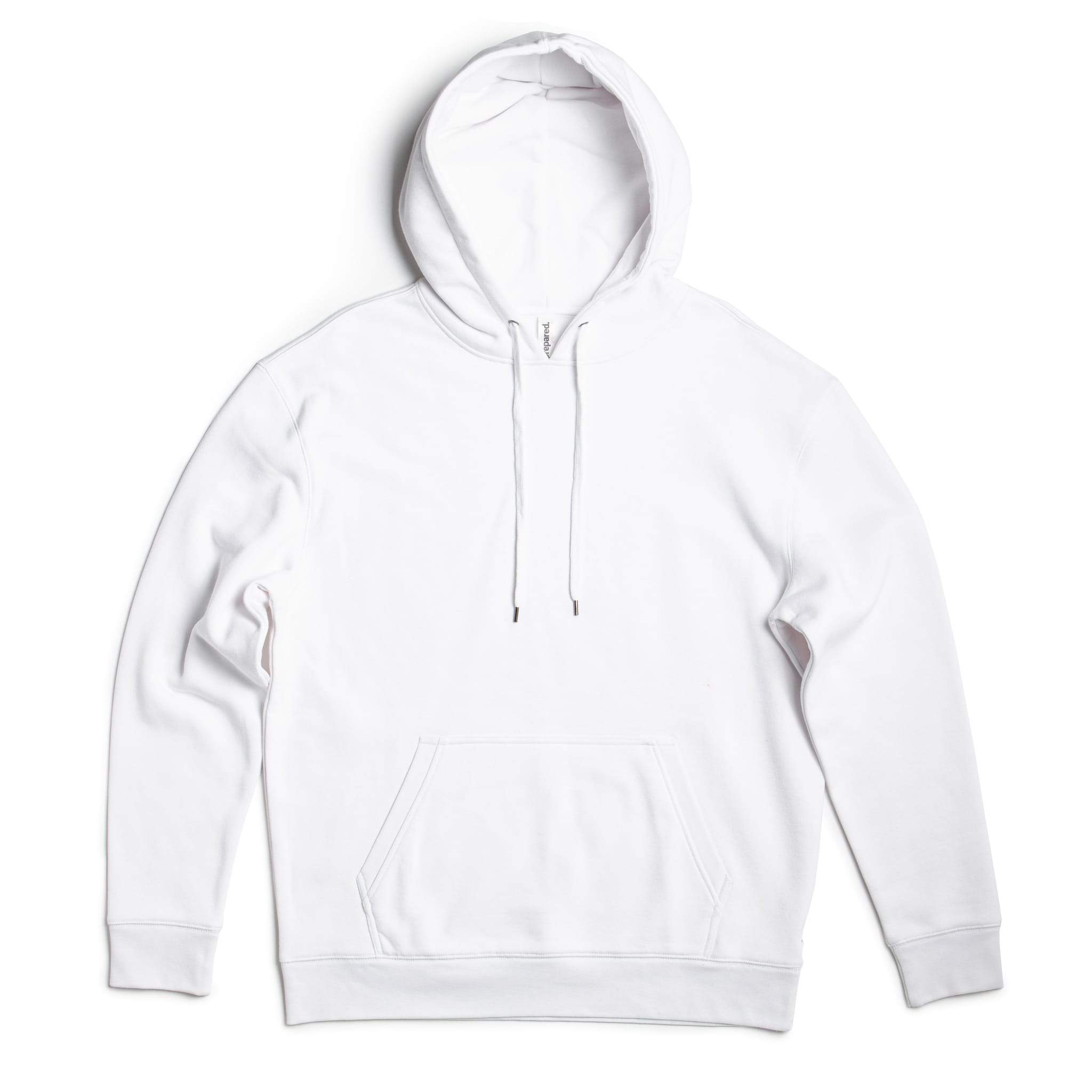 P2016-Mens-Heavyweight-Hooded-Pullover-WHITE SpectraUSA pullover hoodie Heavyweight Fleece 330 g 10oz