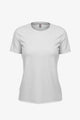 White ladies crew neck t-shirt style 8600 by SpectraUSA