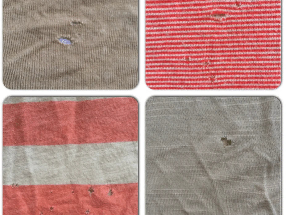 Tiny Holes in T-Shirts