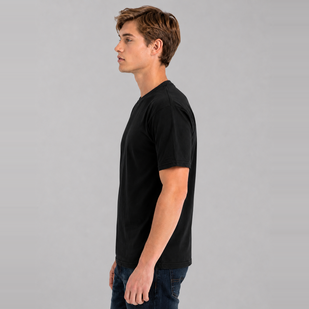 Retro Ring-Spun Crew Neck T-Shirt 2100 - 5 Pack
