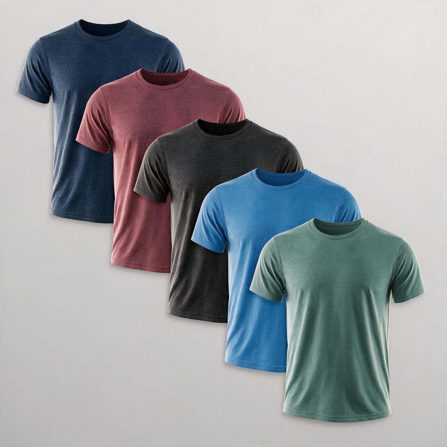 3050 Active Bi-Blend 5-Pack – Heather Color Bundle