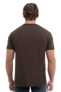 3100 Chocolate 3100 Premium Blank Cotton Crew Neck T-Shirts by spectraUSA