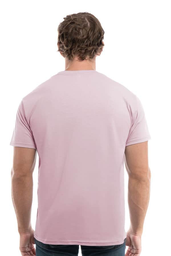Lt Pink cotton t-shirt style 3100 by spectrausa ring spun