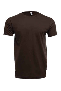 3100 Chocolate Brown 3100 Premium Blank Cotton Crew Neck T-Shirts by spectraUSA