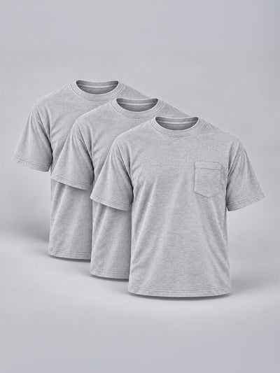 Pocket Perfection Cotton Tee - 3-Pack