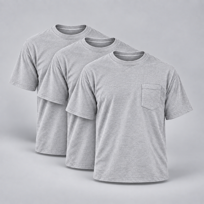 Pocket Perfection Cotton Tee - 3-Pack