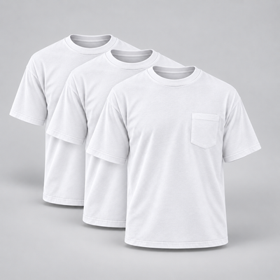 Pocket Perfection Cotton Tee - 3-Pack