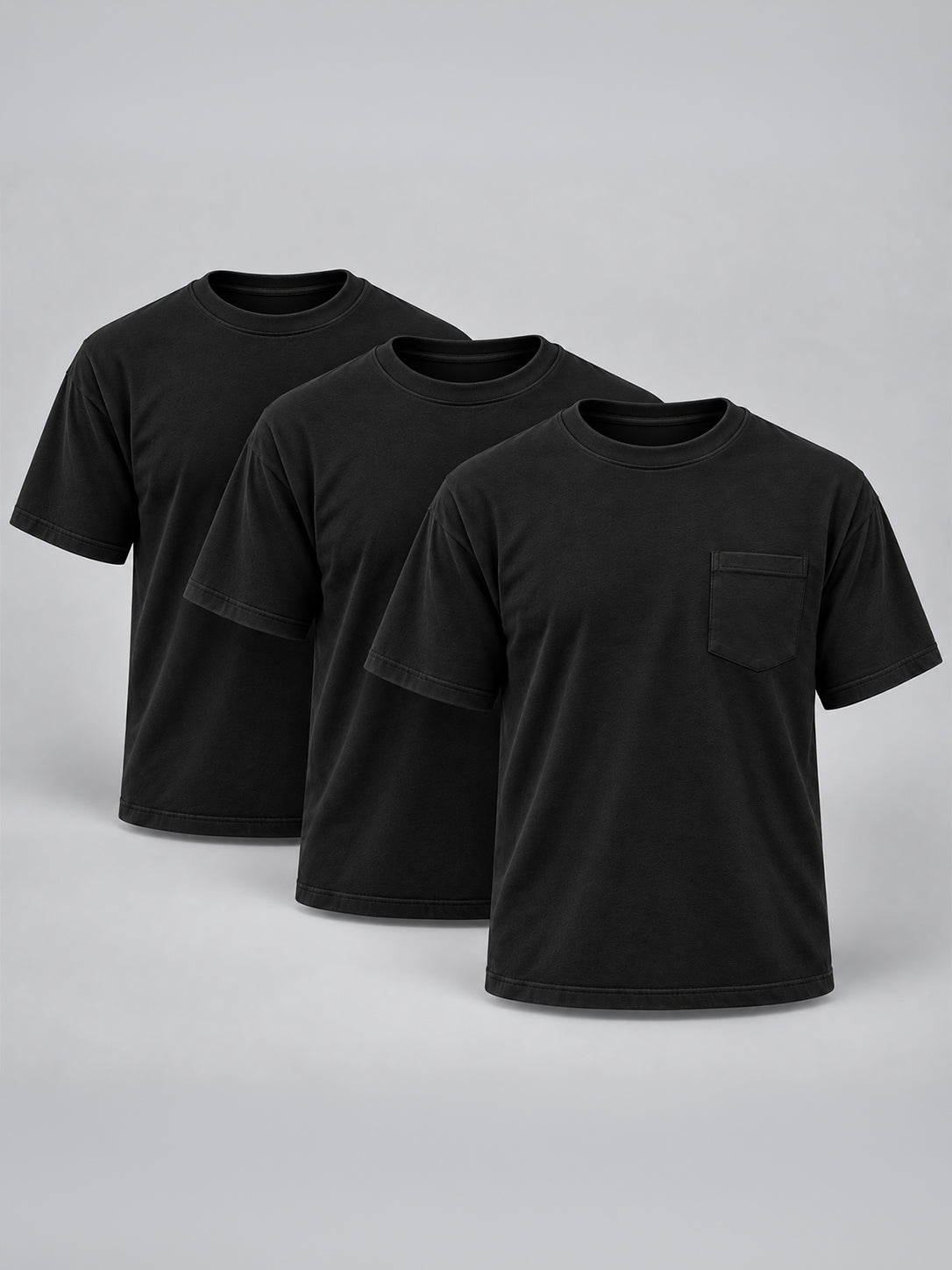 Pocket Perfection Cotton Tee - 3-Pack