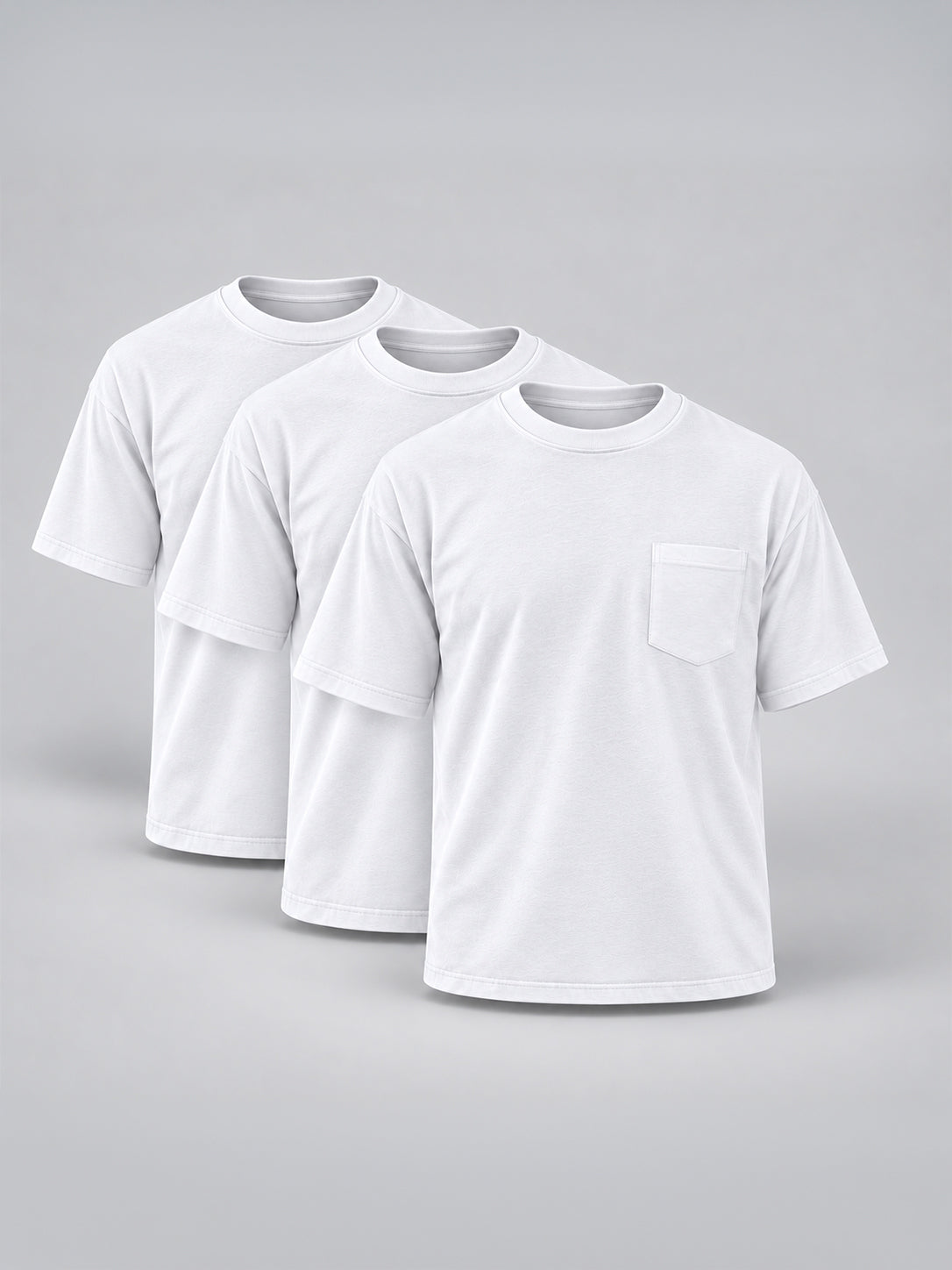 Pocket Perfection Cotton Tee - 3-Pack