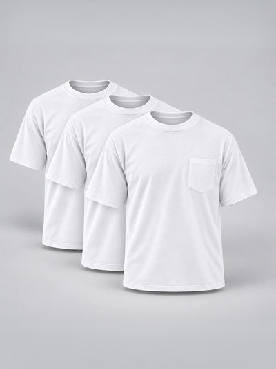 Pocket Perfection Cotton Tee - 3-Pack