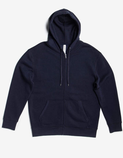 Navy heavyweight hoodie zip style P2017 by spectraUSA