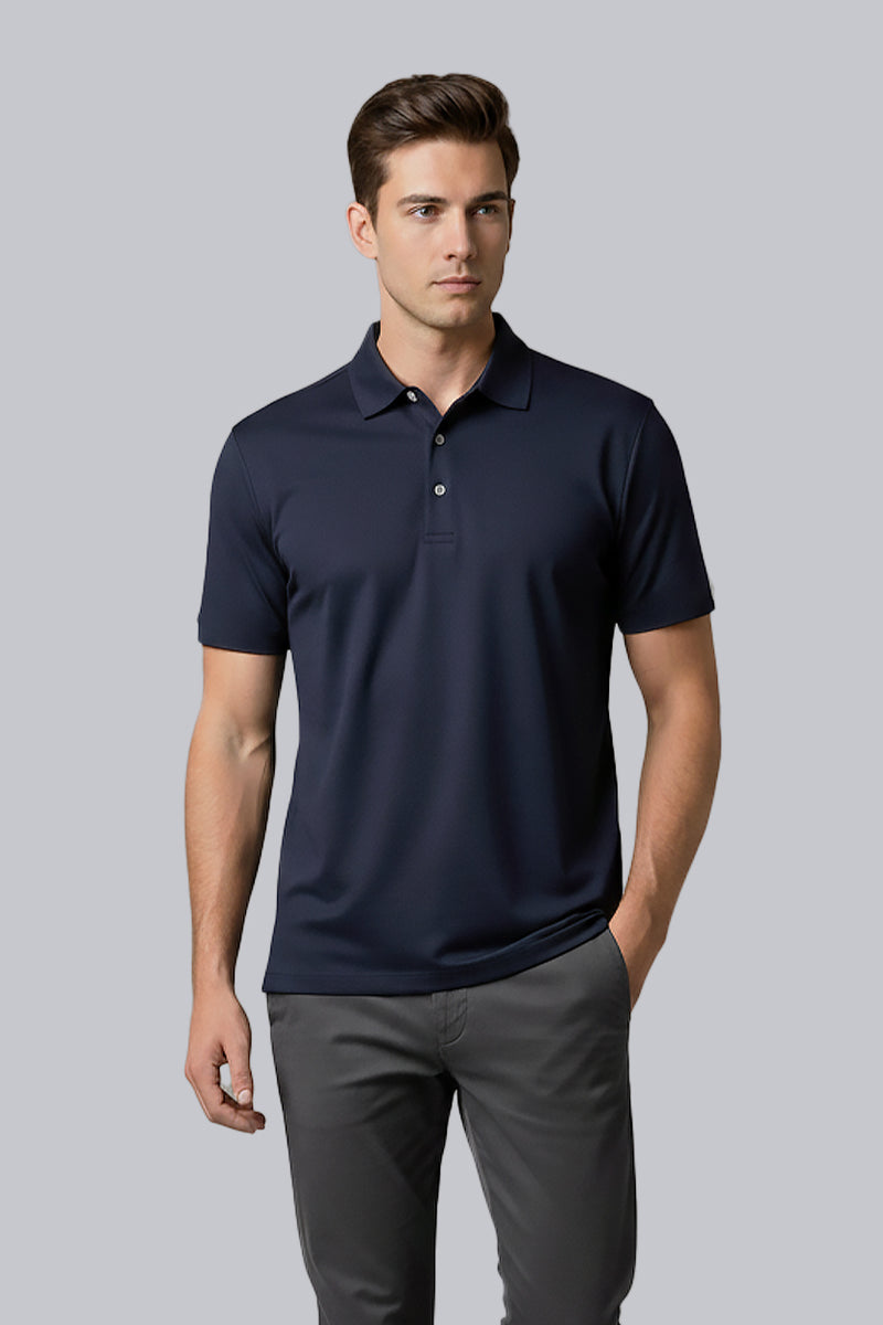 Navy PT7000 UPF 50 performance polo