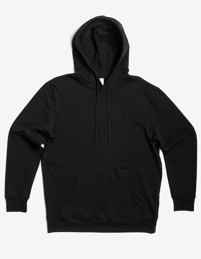 BLACK Hoodie P2007-Unisex-Midweight-Hooded-Pullover fleece by spectraUSA