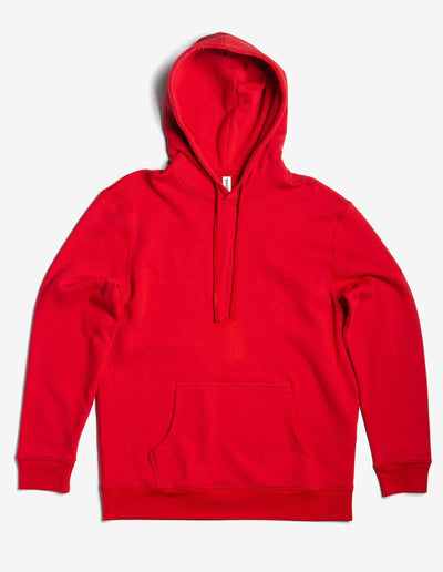 RED_2048 Hoodie P2007-Unisex-Midweight-Hooded-Pullover fleece by spectraUSA