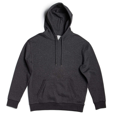 P2016-Mens-CHARCOAL-HEATHER SpectraUSA pullover hoodie Heavyweight Fleece 330 g 10oz