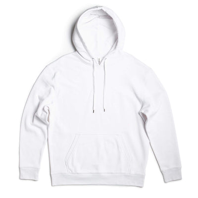 P2016-Mens-Heavyweight-Hooded-Pullover-WHITE SpectraUSA pullover hoodie Heavyweight Fleece 330 g 10oz