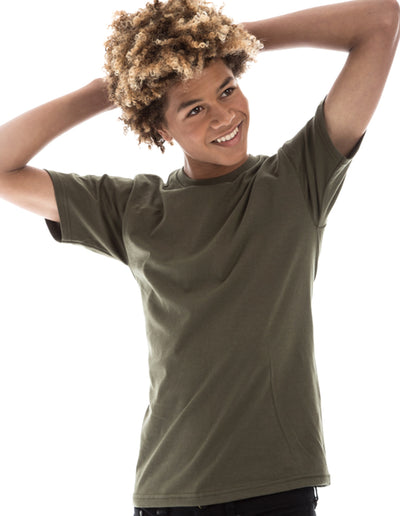 Retro Ring-Spun Crew Neck T-Shirt 2100