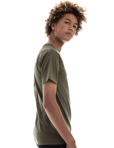 Retro Ring-Spun Crew Neck T-Shirt 2100