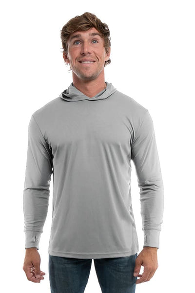 UPFH100 metal UPF50 performance hoodie crew long sleeve t-shirt by spectrausa