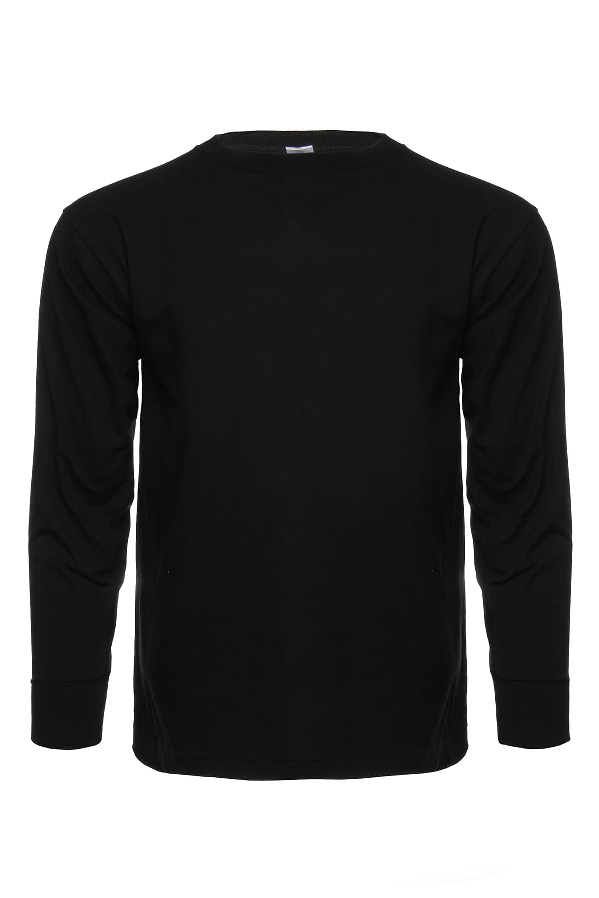 1304 Black Front Long Sleeve T-shirt