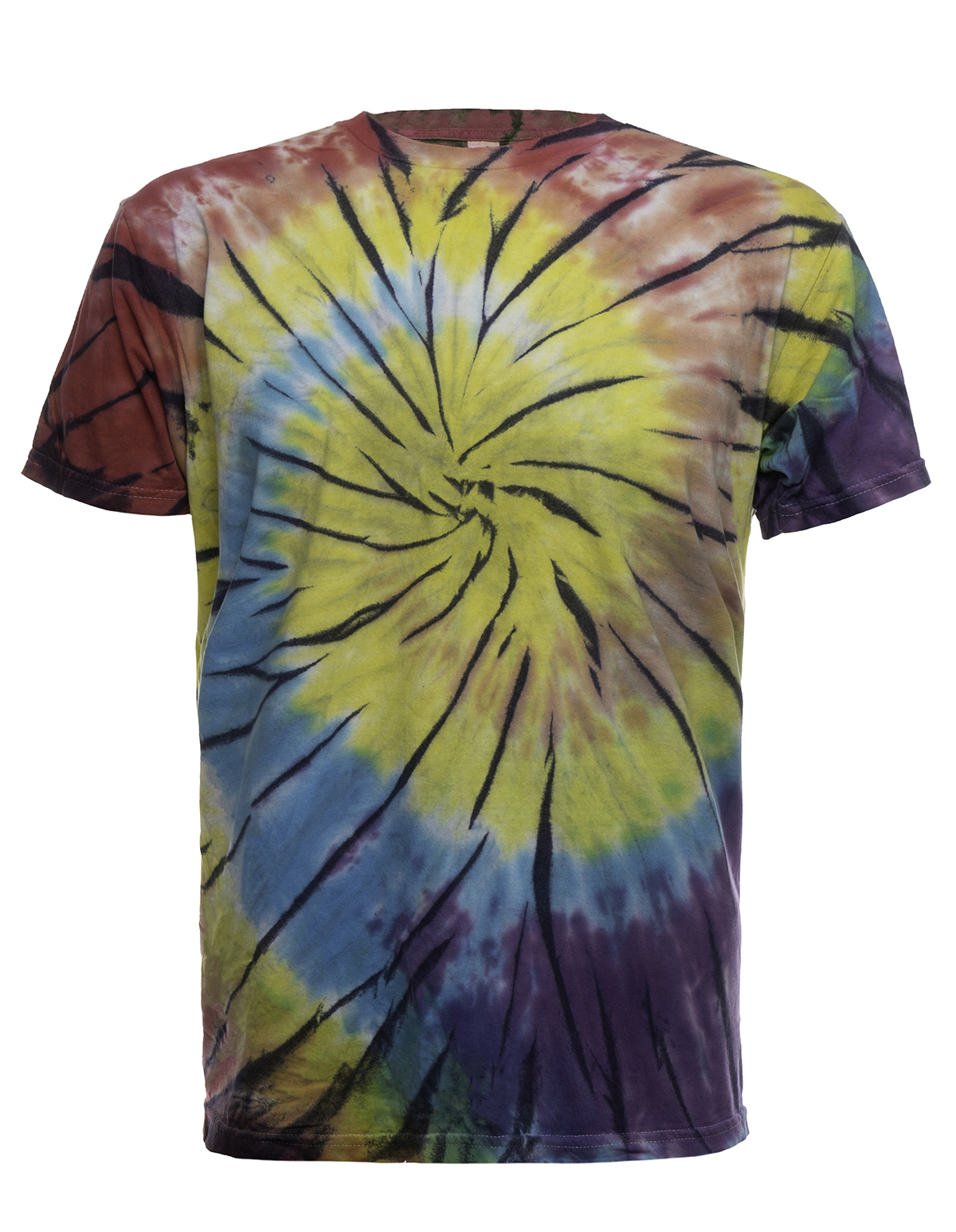 21 SPIRAL Rainbow Front T-shirt