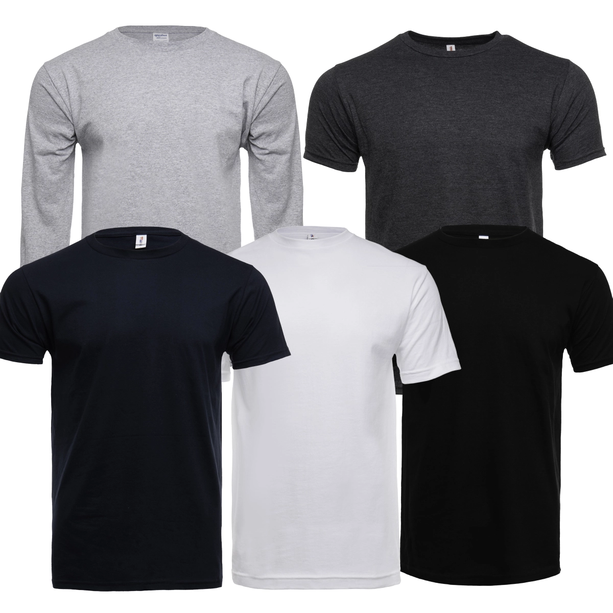 a sample pack of Spectra t-shirts