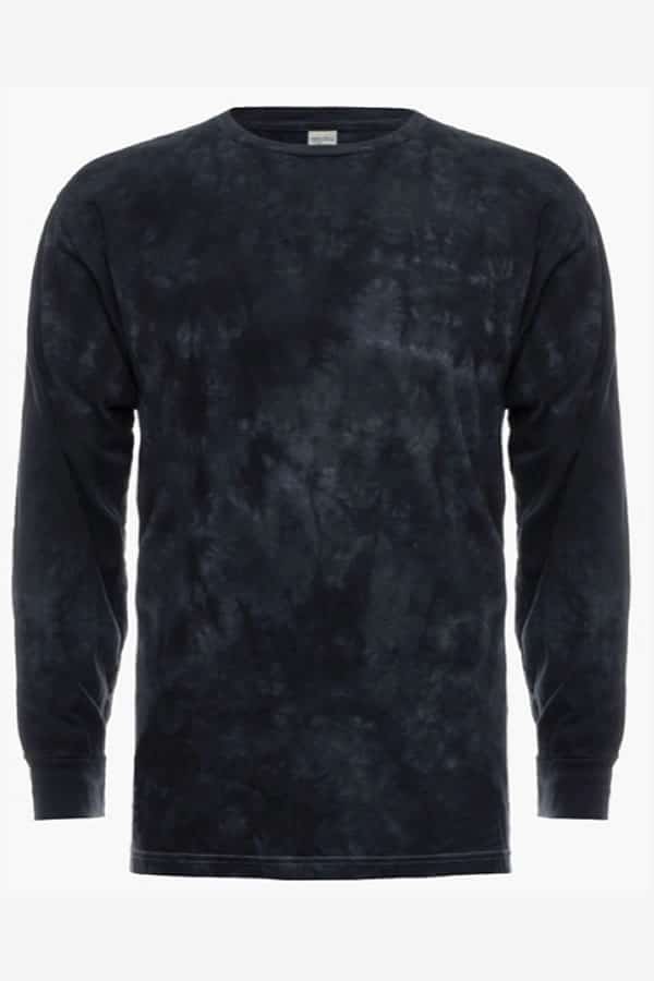 Tie dye long sleeve crew t-shirt by spectrausa