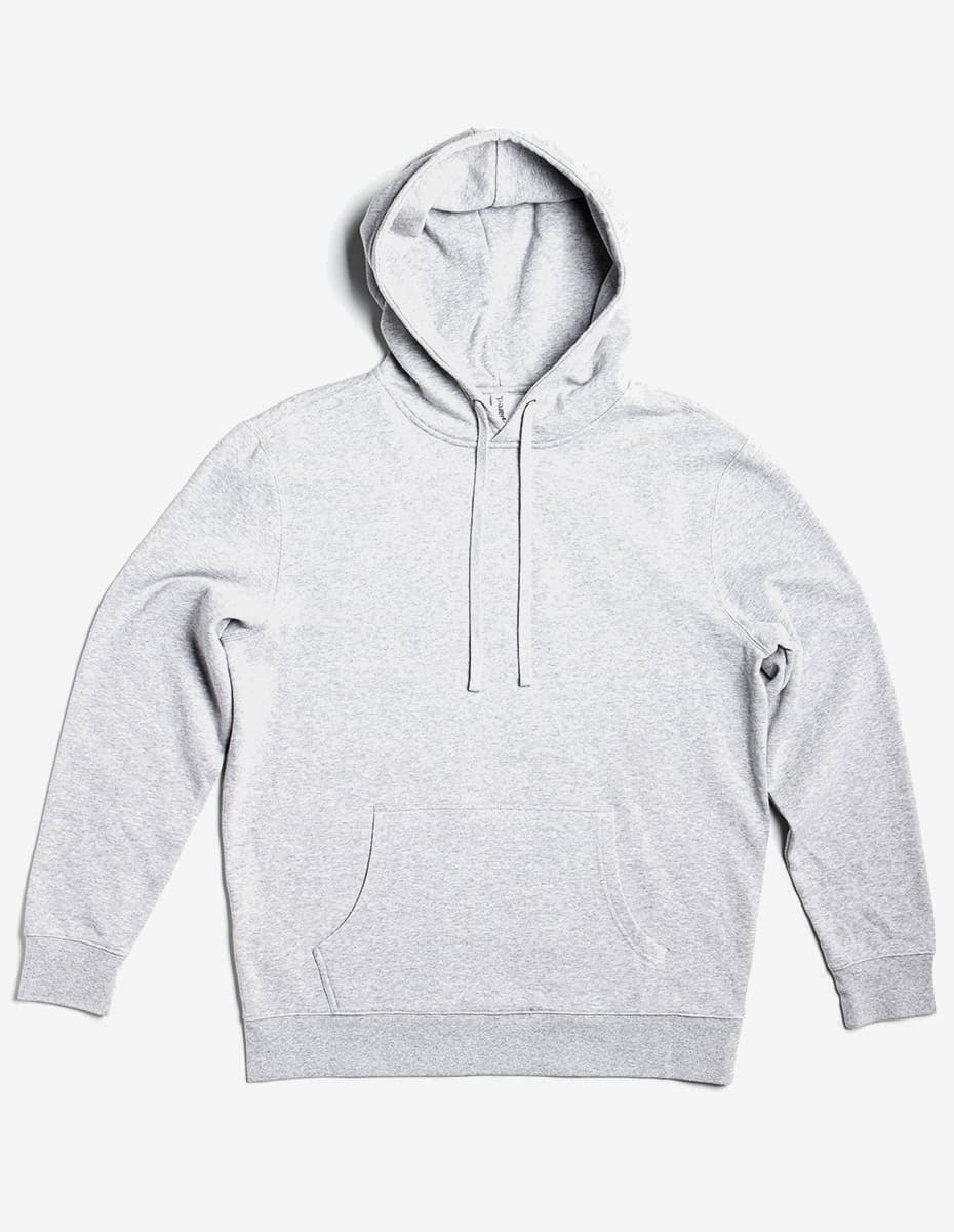 Plain Pullover Hooded Sweatshirt (Athletic Heather)