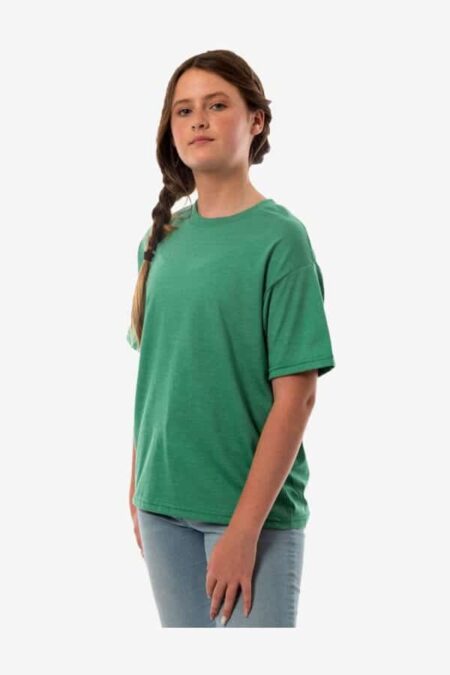 Bi-blend heather t-shirt by SpectraUSA style 3250 youth