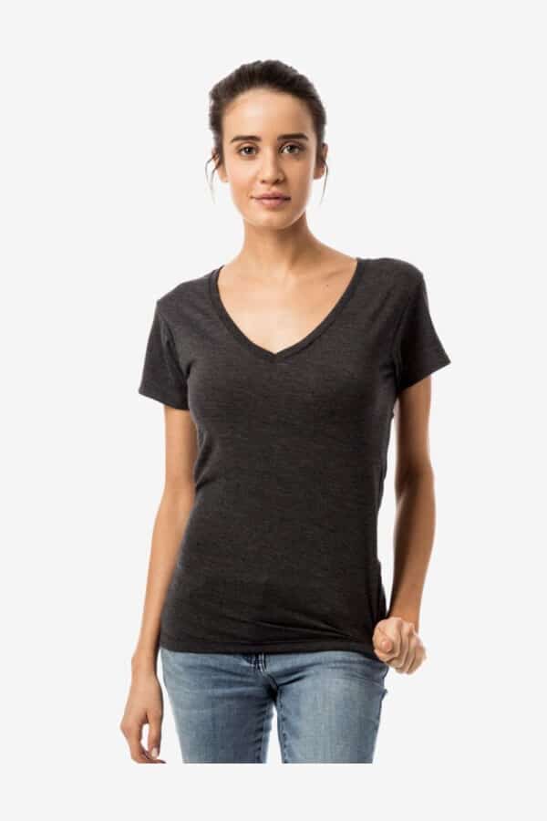 ladies v-neck t-shirt by SpectraUSA apparel