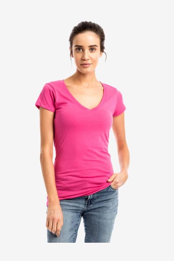 Juniors V-neck t-shirt style 8500 by SpectraUSA