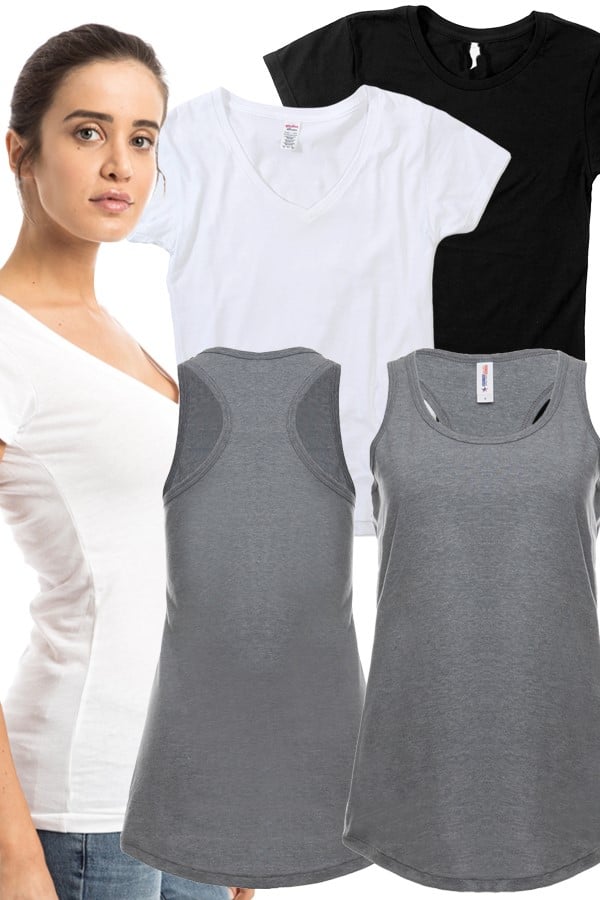 Wholesale Ladies T-Shirt Sample Pack - SpectraUsa