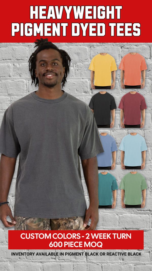 Pigment Dyed Tees By Spectra USA