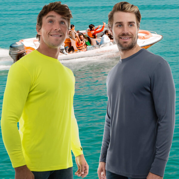UPF 50 Crew Neck with thumbholes by Spectra USA