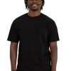 Heavy Weight Reactive Black T Shirt - Garment Dye